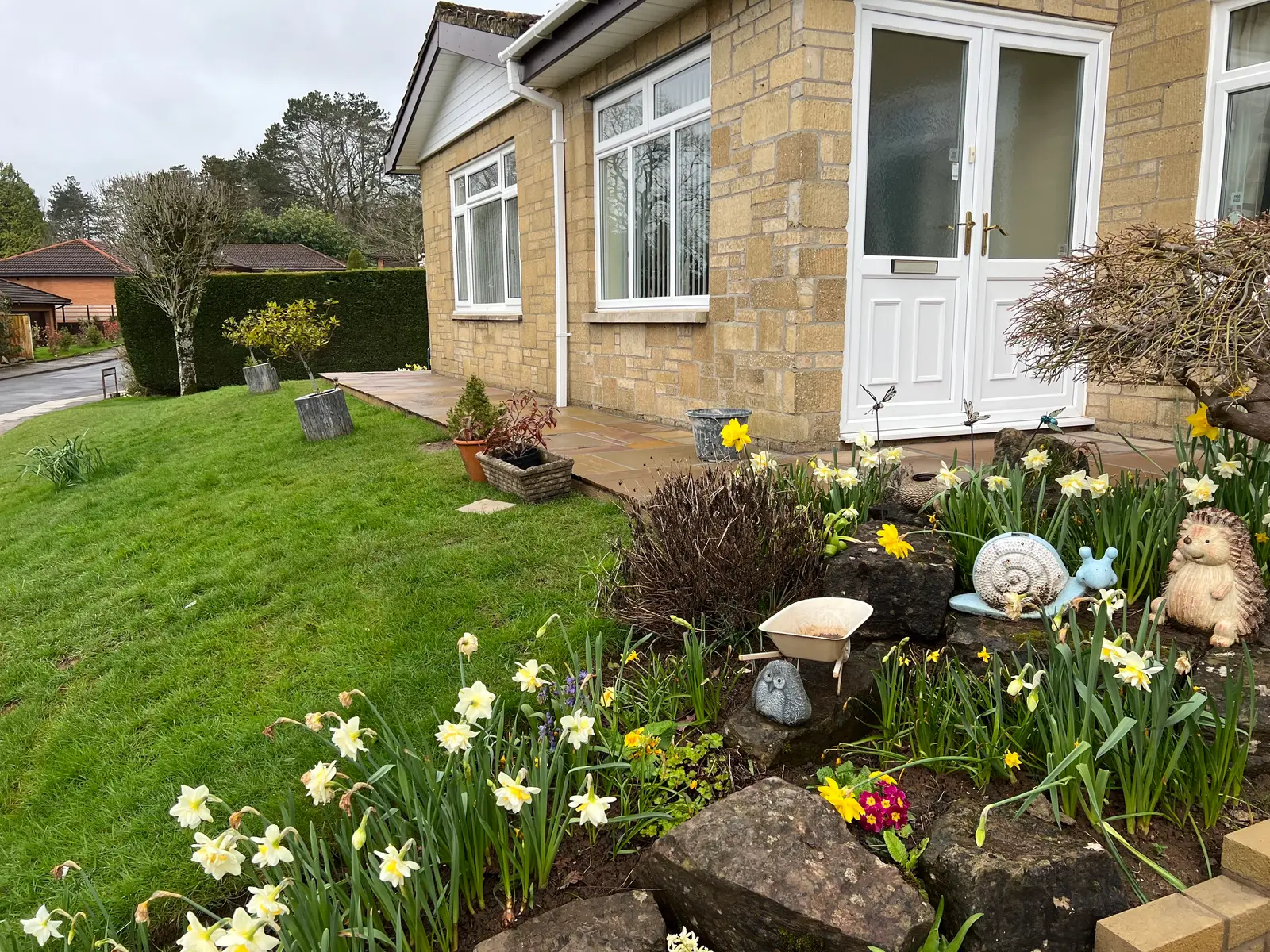Landscaped front garden